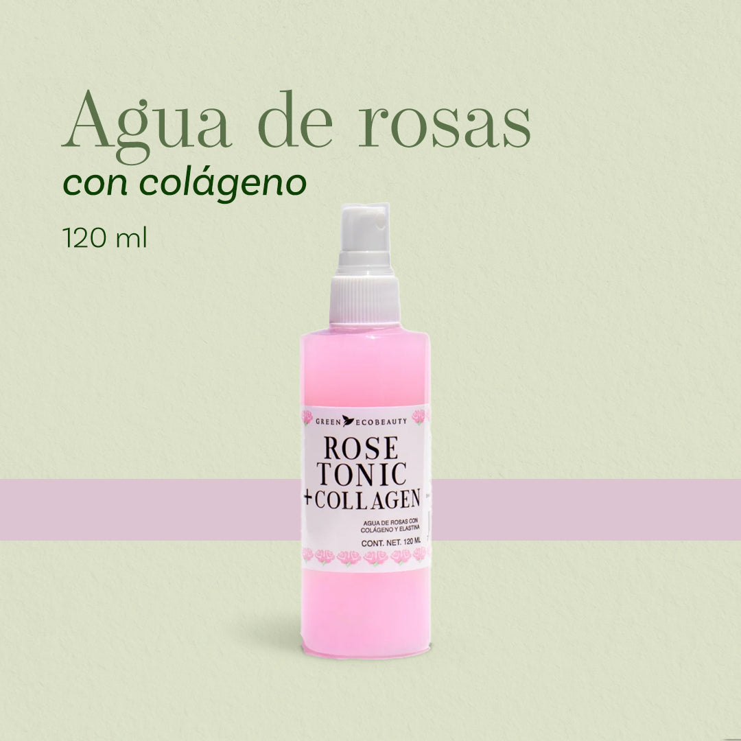 Rose Tonic + Collagen - Agua de rosas con colágeno 120ml